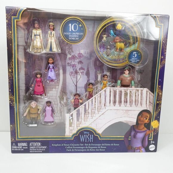 Disney Wish Kingdom of Rosas Character Small Doll Set - Picture 1 of 8